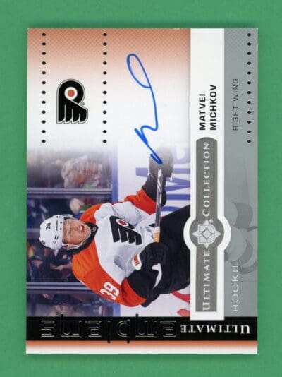 Matvei Michkov 2024-25 Upper Deck Ultimate Emblems Rookie Auto #UER-MI