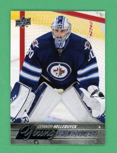 Connor Hellebuyck 2015-16 Upper Deck Series 1 Young Guns #214
