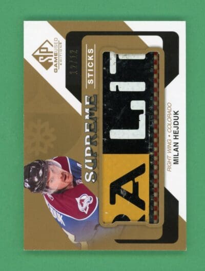 Milan Hejduk 2014-15 Upper Deck SPGU Supreme Sticks /12 #PA-HE