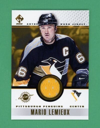 Mario Lemieux 2002-03 Pacific Private Stock Jersey Card #79