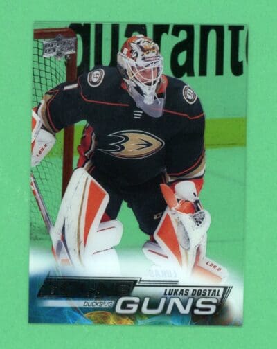 2022-23 UD Lukas Dostal Clear Cut Young Guns Rookie Card RC #203 NM