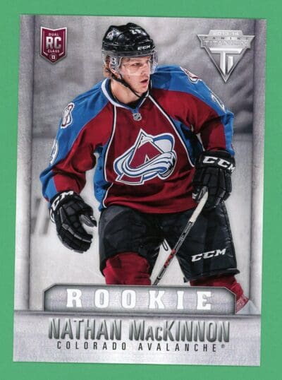 2013-14 Panini Titanium Nathan MacKinnon Rookie Card #J-1 JUMBO NM