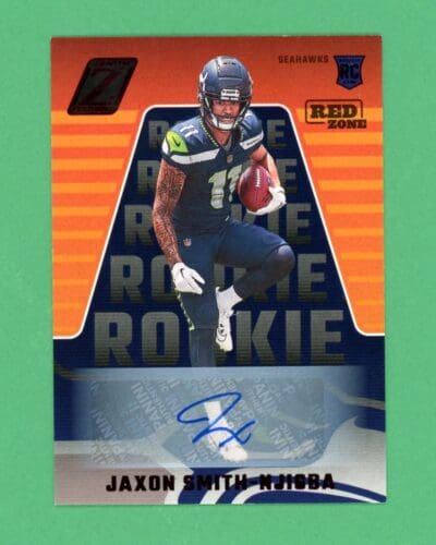 2023 Zenith Jaxon Smith-Njigba Red Zone Rookie Card RC Auto #151 NM