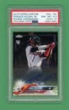 2018 Topps Chrome Ronald Acuna Jr. Rookie Card RC Auto #RA-RA PSA 8.5