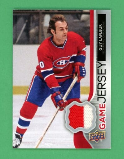 Guy Lafleur 2014-15 Upper Deck Series 2 UD Game Jersey #GJ-GL Rare 2 Color