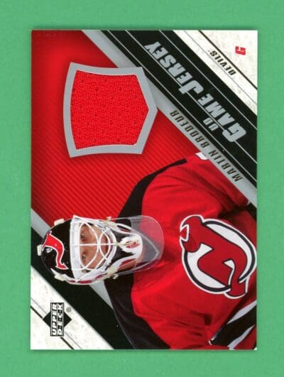 Martin Brodeur 2005-06 Upper Deck Series 1 UD Game Jersey #J-MB