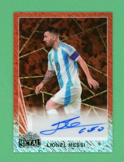 Lionel Messi 2024 Leaf Metal Orange 1/1 Autograph #90A-LM2