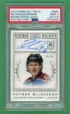 Nathan Mackinnon 2013-14 Panini National Treasures Rookie PSA 9 AUTO 8 #RR-NMK