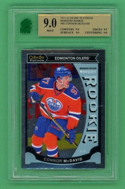Connor Mcdavid 2015-16 O-Pee-Chee Platinum Marquee Rookie #M1 MNT 9