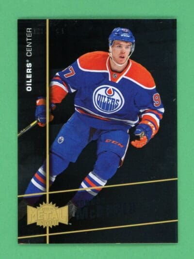 Connor Mcdavid 2015-16 Fleer Showcase Metal Universe Rookie Card #MU-1