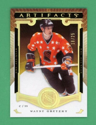Wayne Gretzky 2015-16 Upper Deck Artifacts Spectrum Gold /25 #154