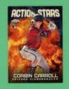 Corbin Carroll 2023 Topps Chrome Action Stars Superfractor 1/1 Rookie Card #ASC-3