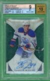 Connor Mcdavid 2020-21 Upper Deck Clear Cut Tribute Cup Auto #RT-MC BGS 9