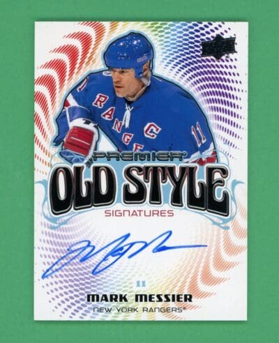 Mark Messier 2024-25 Upper Deck Premier Old Style Signatures #OS-MM