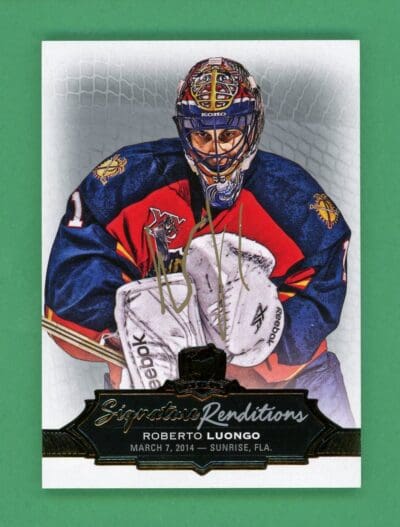 Roberto Luongo 2016-17 Upper Deck The Cup Signature Renditions #SR-RL