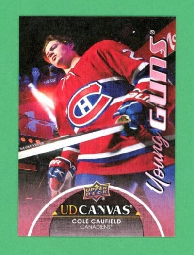 2021-22 UD Cole Caufield Young Guns Canvas Rookie Card RC #C211 NM
