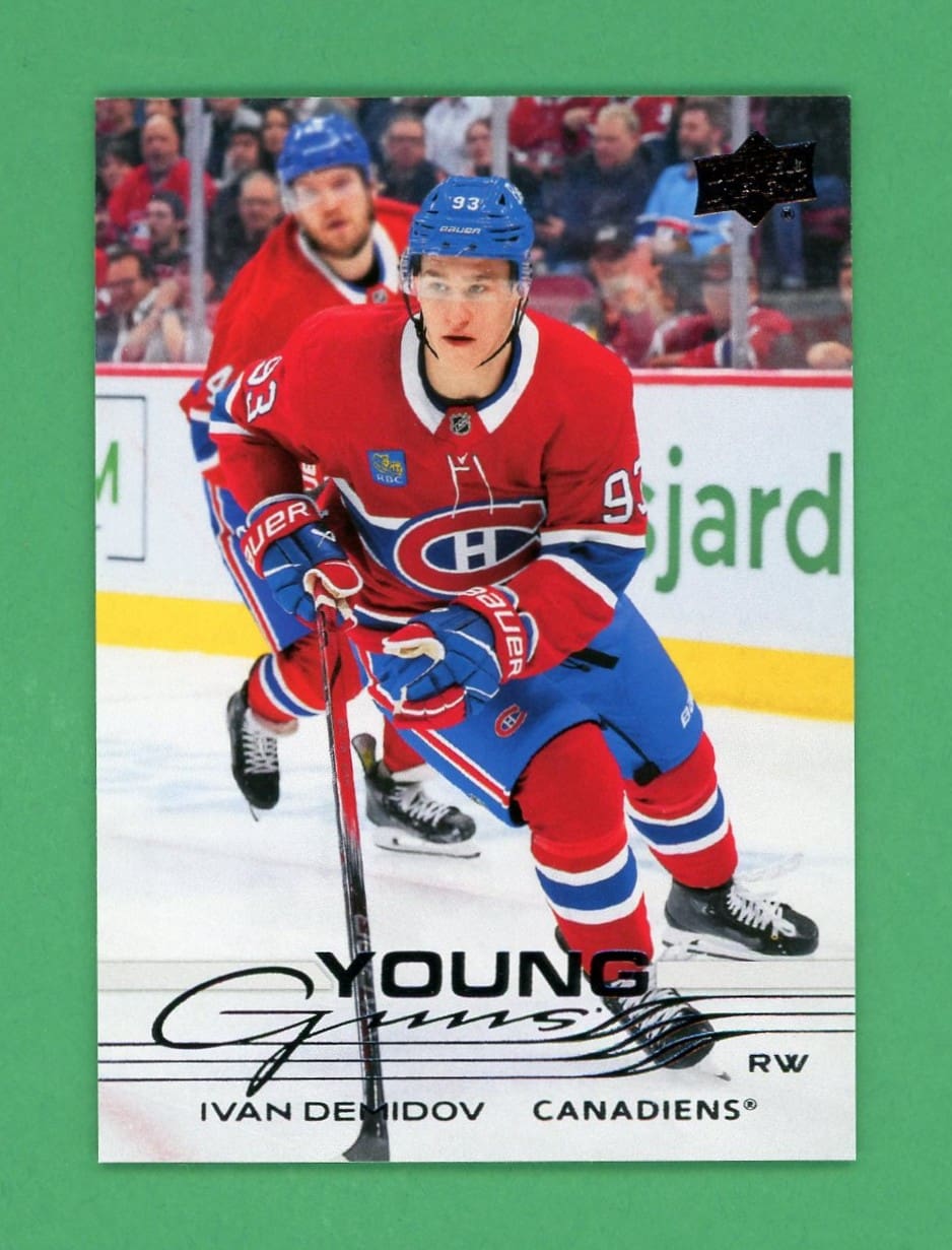Ivan Demidov 2025-26 Upper Deck Series 1 Young Guns #205