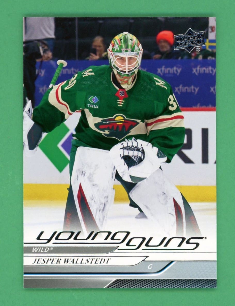 Jesper Wallstedt 2024-25 Upper Deck Series 1 Young Guns #202