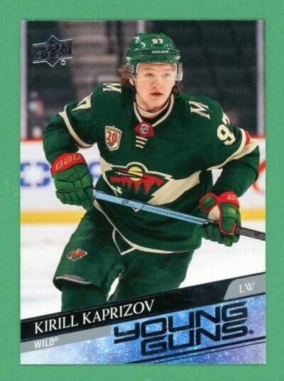 2020-21 UD Kirill Kaprizov Young Guns Rookie Card RC #451 NM B