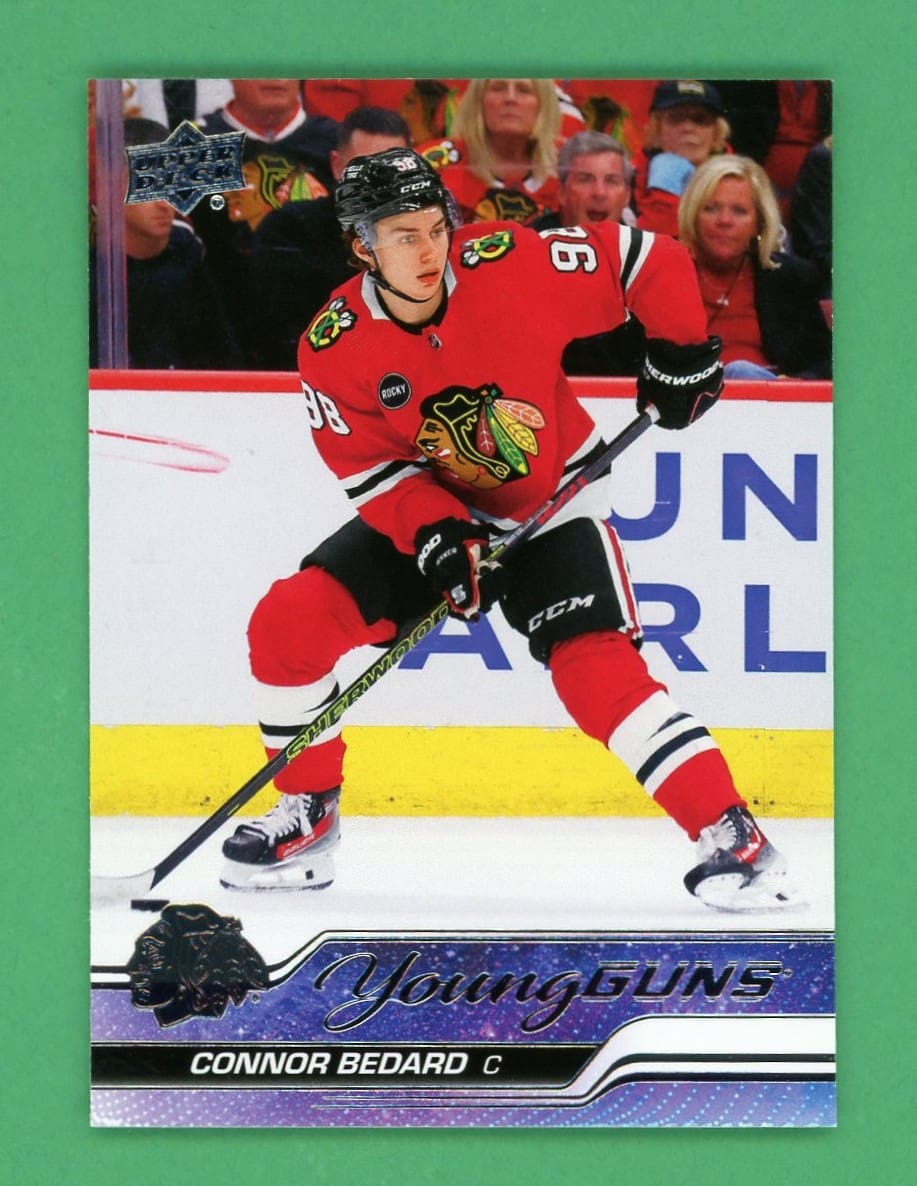 Connor Bedard 2023-24 Upper Deck Series 2 Young Guns #451