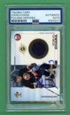 Zdeno Chara 2001 Pacific Private Stock Autographed Jersey Card #67 PSA/DNA