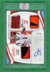 2021 Panini Absolute Ja'Marr Chase Rookie Premiere Patch Auto #205 16/99