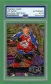 Joe Sakic 1997 Fleer Skybox Hockey Card Autographed #38 PSA/DNA