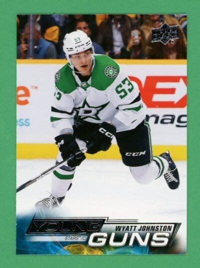 2022-23 UD Wyatt Johnston Young Guns RC Rookie Card #459