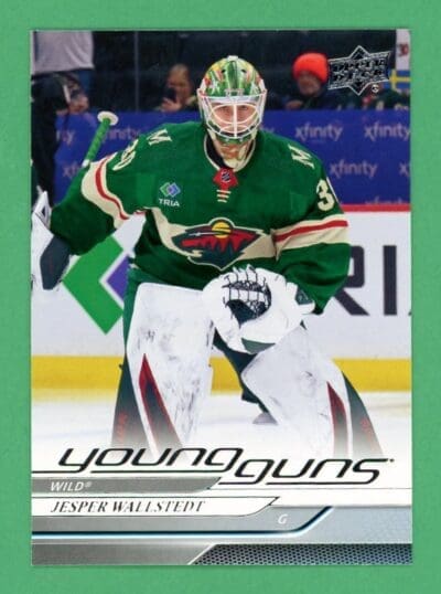 2024-25 UD Jesper Wallstedt Young Guns RC Rookie Card #202