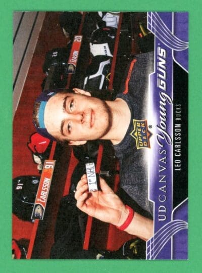 2023-24 UD Extended Leo Carlsson Young Guns Canvas RC Rookie Card #C362