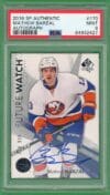 Mathew Barzal 2016-17 Upper Deck SP Authentic Future Watch /999 #170 PSA 9