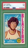 Bill Walton 1974-75 Topps RC #39 PSA 7