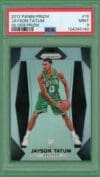 Jayson Tatum 2017-18 Panini Prizm Silver RC #16 PSA 9