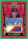 Pat Lafontaine 2021-22 Upper Deck Stature Red Patch/Auto /6 #94