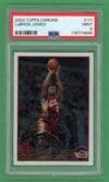 Lebron James 2003-04 Topps Chrome Rookie Card #111 PSA 9