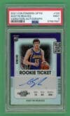 Austin Reaves 21-22 Panini Contenders Optic Variation Rookie Ticket Auto #120 PSA 9
