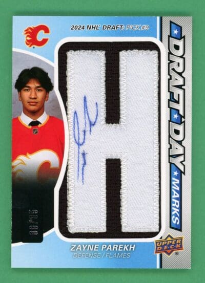Zayne Parekh 2025-26 Upper Deck SPGU Draft Day Marks /35 #DDM-ZP