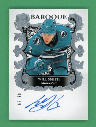 Will Smith 2024-25 Upper Deck The Cup Baroque Rookie Auto /99 #BQ-WS