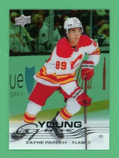 Zayne Parekh 2025-26 Upper Deck Series 1 Young Guns Clear Cut #236