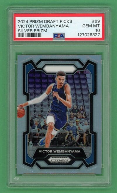 Victor Wembanyama 2024 Panini Prizm Draft Picks Silver Prizm RC #99 PSA 10