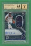 Anthony Edwards 2020-21 Panini Spectra Rookie Jersey/Auto /99 #194 BGS 9.5
