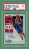 Shai Gilgeous-Alexander 18-19 Panini Contenders Optic Rookie Ticket Auto #114 PSA 9
