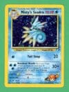 Misty's Seadra Pokemon Gym Heroes Holo Prerelease 9/132 NM/LP