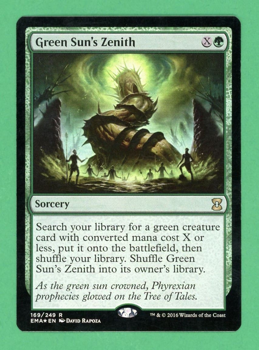 MTG Green Sun’s Zenith Foil (Eternal Masters) 0169