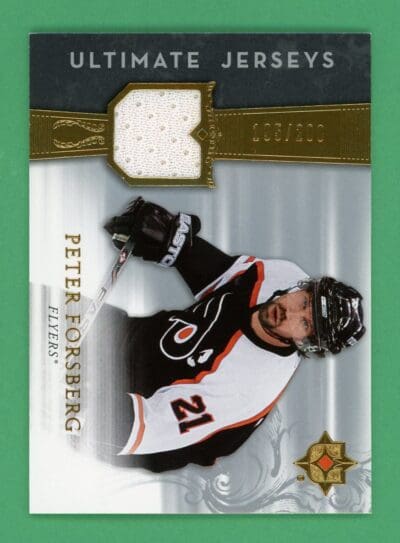 Peter Forsberg 2006-07 UD Ultimate Jerseys 195/200 Card #UJ-PF