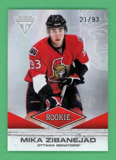 Mika Zibanejad 2011-12 Panini Titanium True Rookie 21/93 #101
