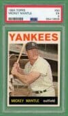 Mickey Mantle 1964 Topps Baseball #50 PSA 5