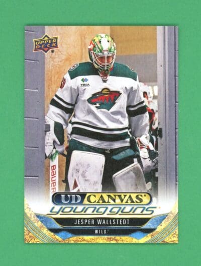 Jesper Wallstedt 2024-25 Upper Deck Series 1 Young Guns Canvas #C-108