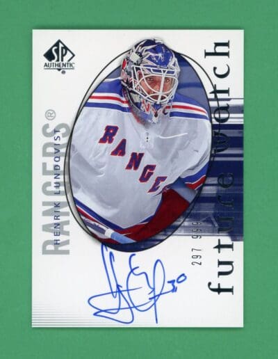 Henrik Lundqvist 2005-06 Upper Deck SP Authentic Future Watch /999 #171