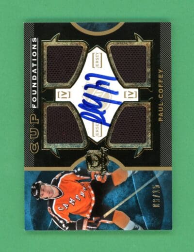 Paul Coffey 2012-13 Upper Deck The Cup Quad Foundations /15 #CF-PC